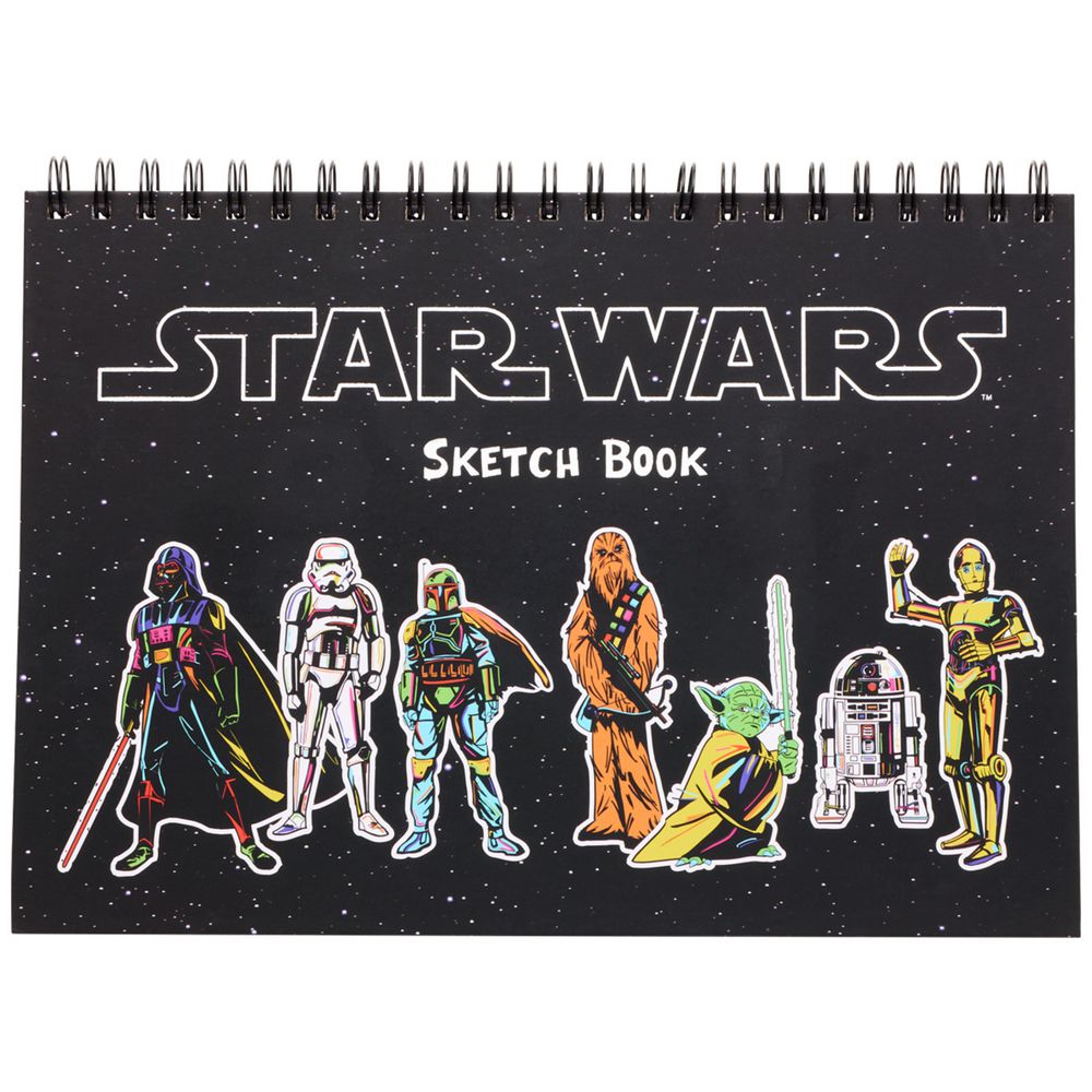 Lucasfilm Star Wars 297x220mm Spiral Sketch Book 80 Pages