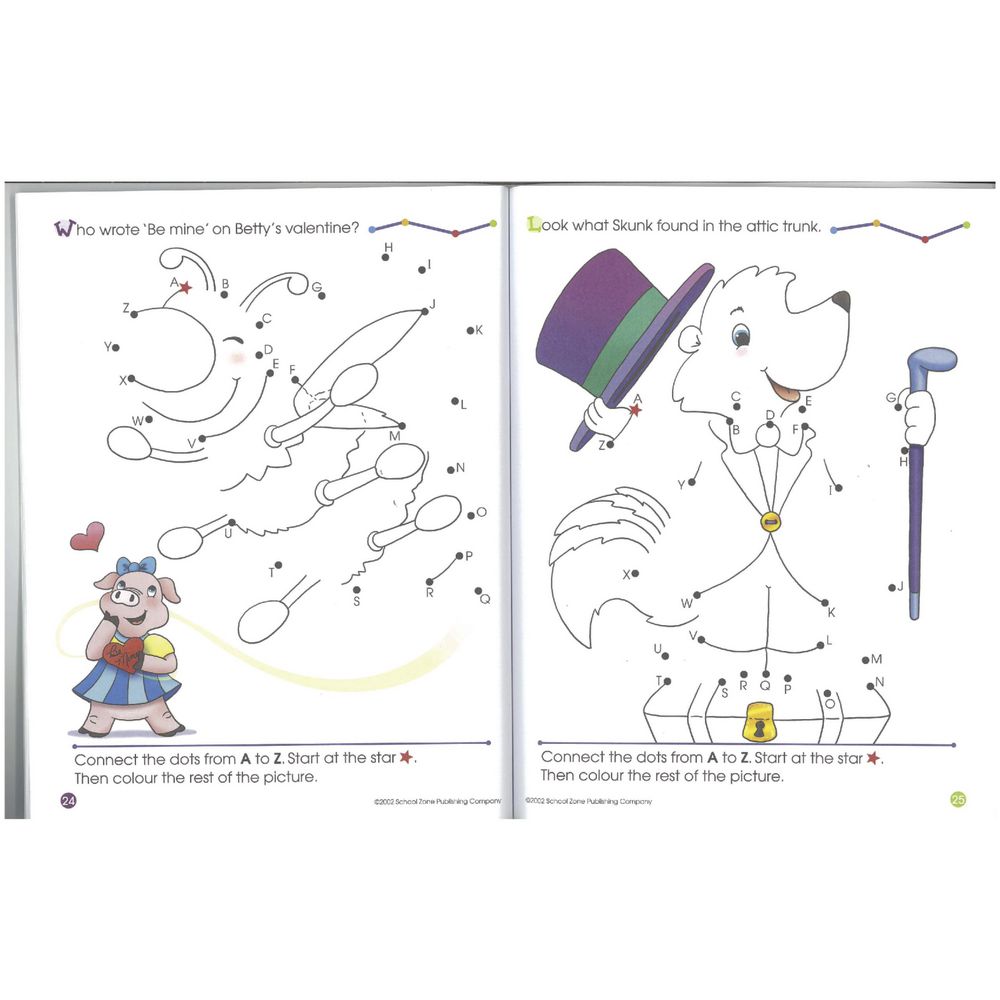 School Zone Activity Workbook Dot-to-Dot