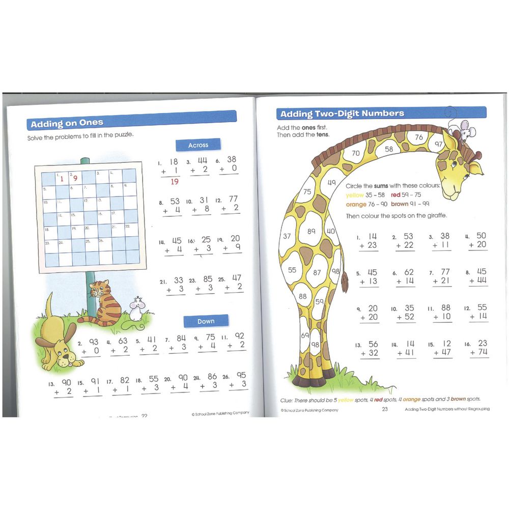 School Zone Maths Basics 3 I Know It Workbook