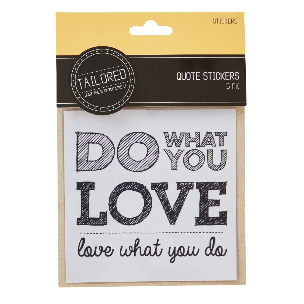 Tailored Quote Stickers