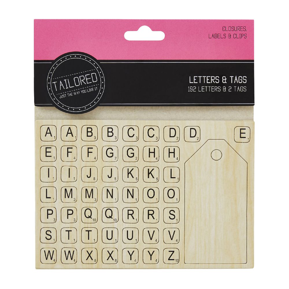 Tailored Letters And Tags