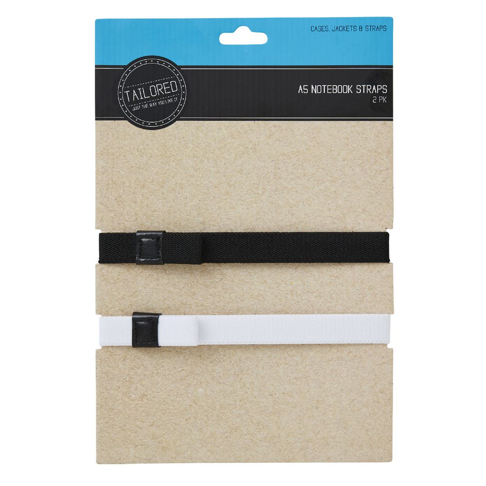 Tailored A5 Notebook Strap 2 Pack