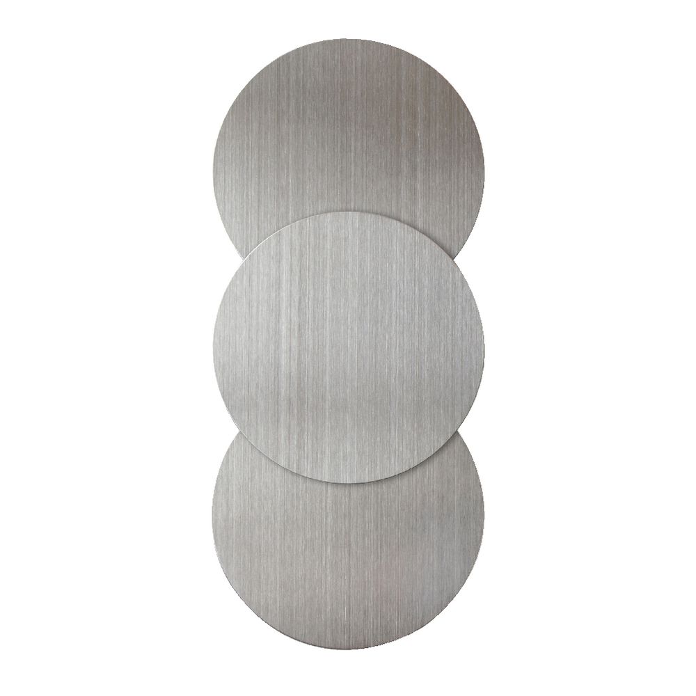 Three By Three Spot On Magnets Stainless 3 Pack