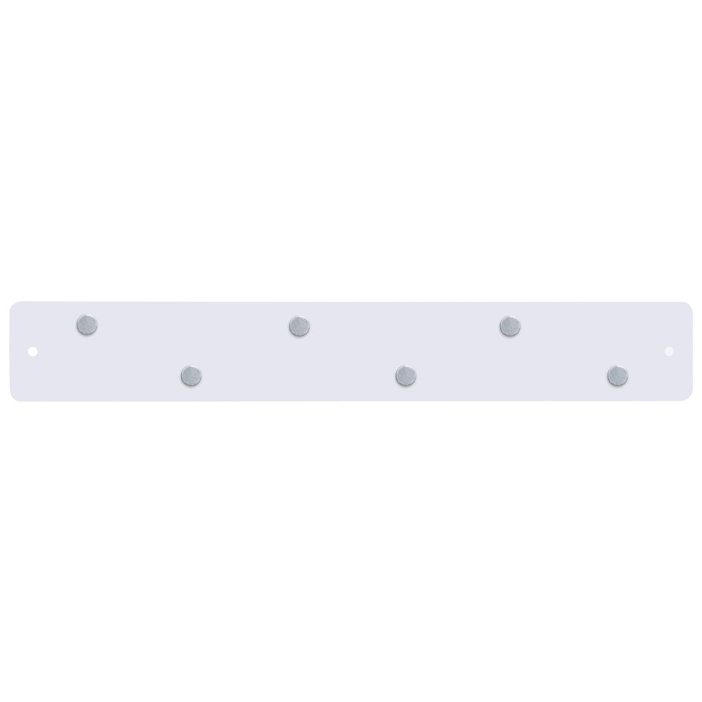 Three By Three Mini Strip Bulletin Board White