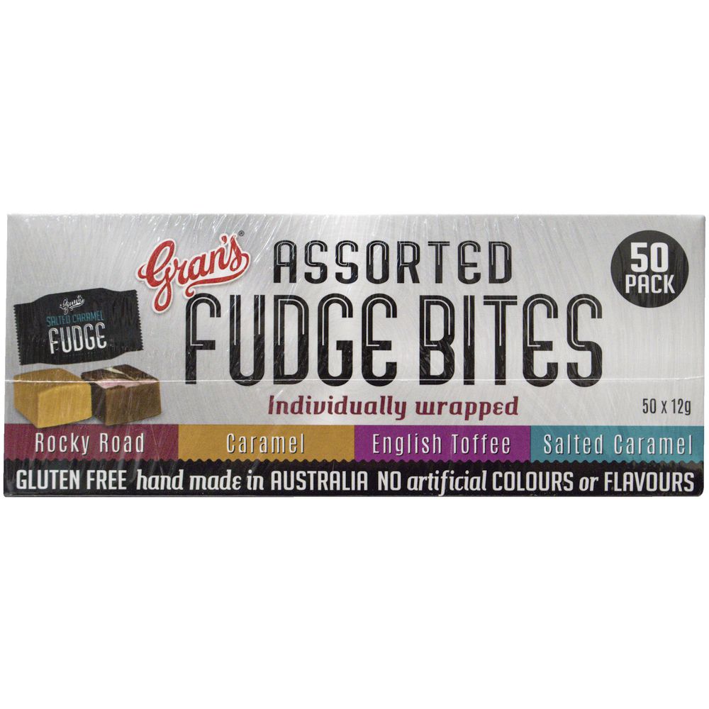 Grans Fudge Bites Assorted 50 Pack