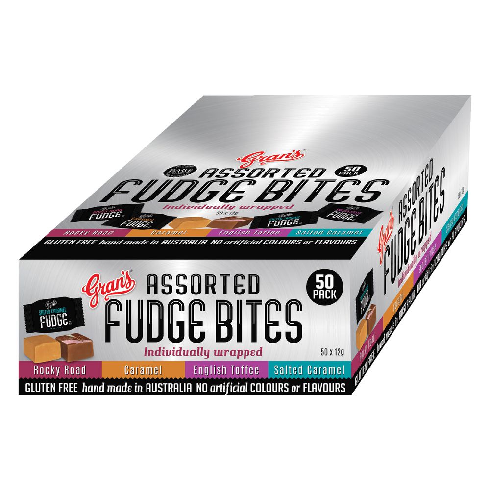 Grans Fudge Bites Assorted 50 Pack