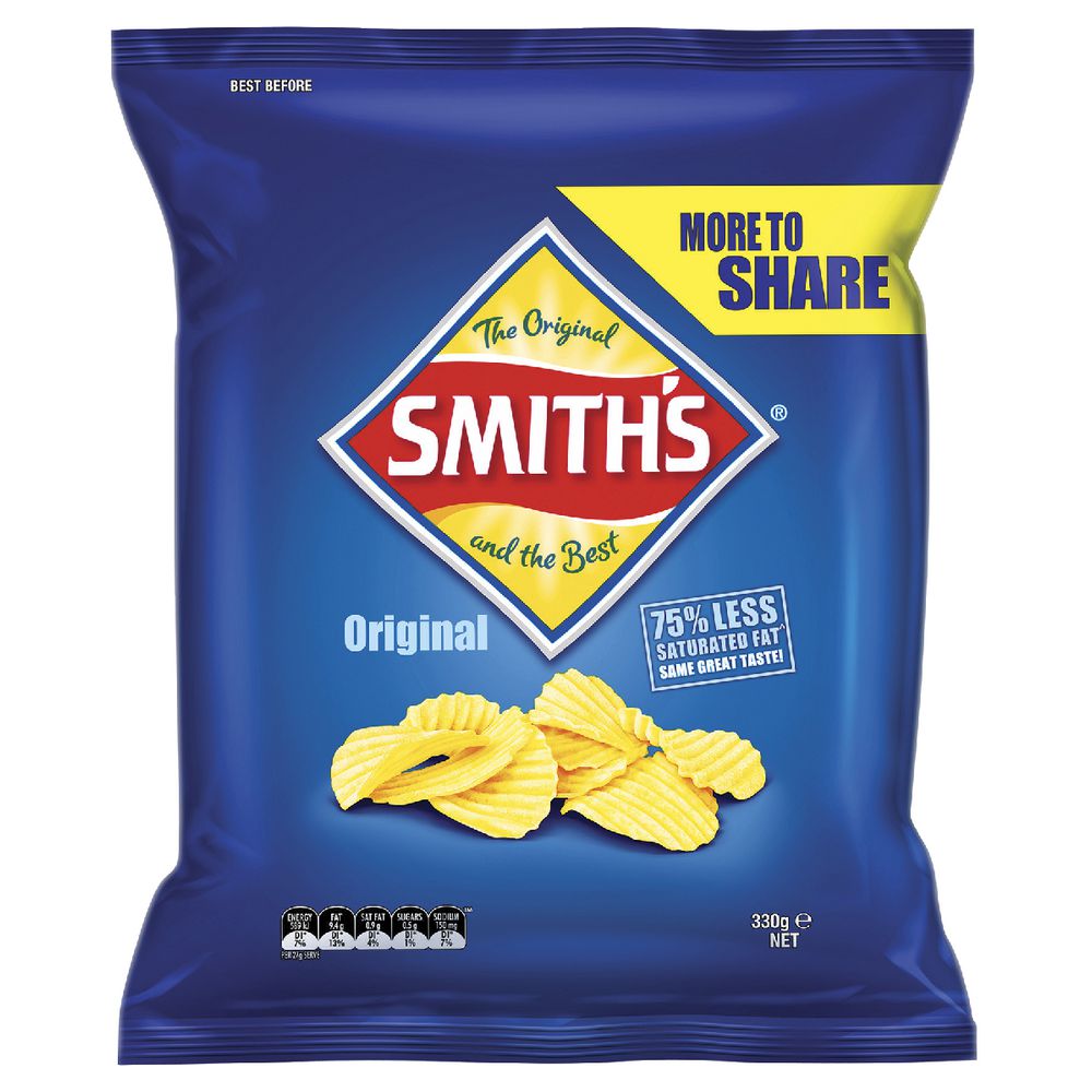 Smith's Crinkle Cut Chips Original 330g