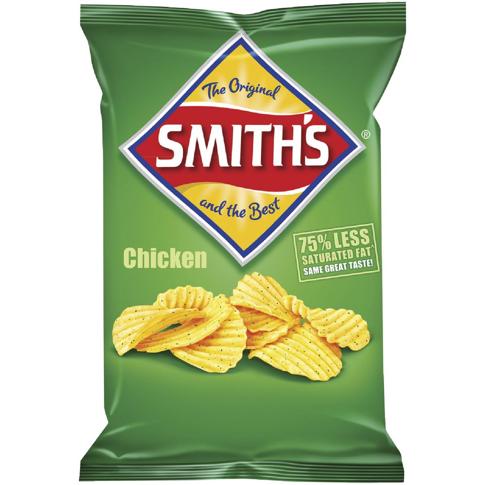 Smith's Crinkle Cut Chips Chicken 45g 15 Pack Officeworks