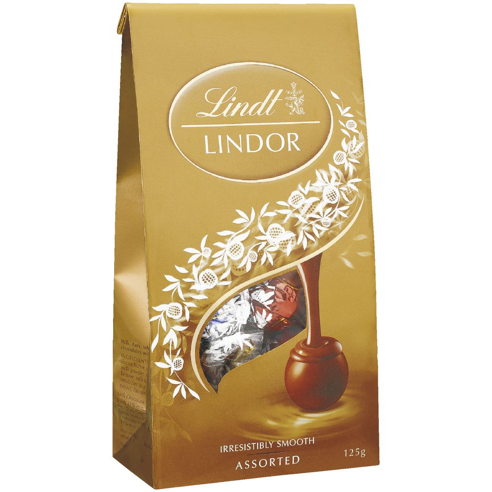 Lindt Lindor Assorted Share Bag 125g Officeworks