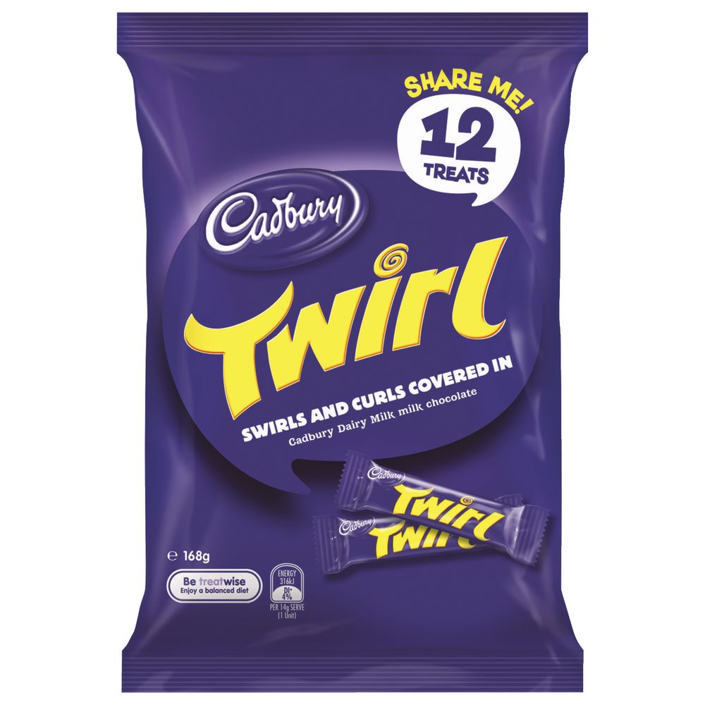 Cadbury Sharepack 168g Twirl