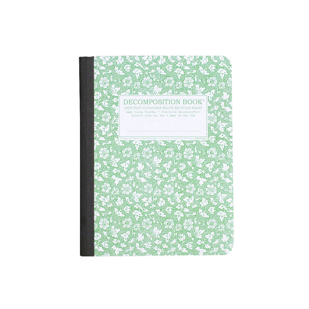 Decomposition Ruled Notebook Parsley 160 Page