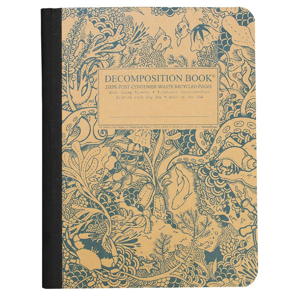 Decomposition Ruled Notebook Sea 160 Page