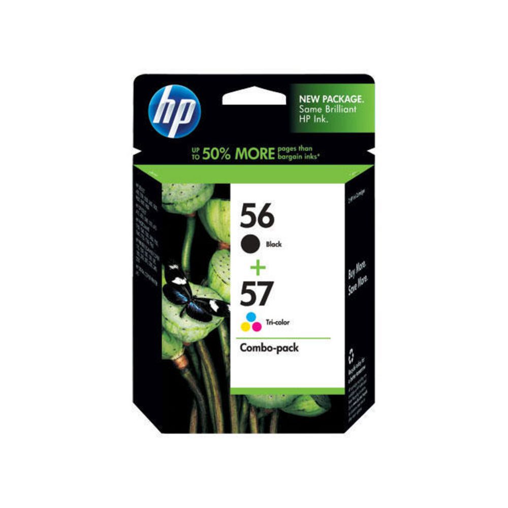 HP 56 and 57 Ink Cartridges Black and Tri-Colour