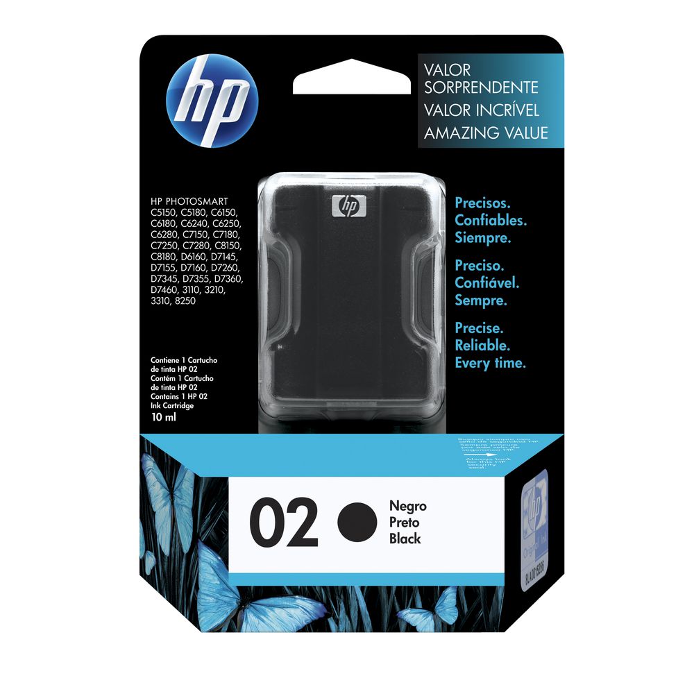 HP 02 Ink Cartridge Black