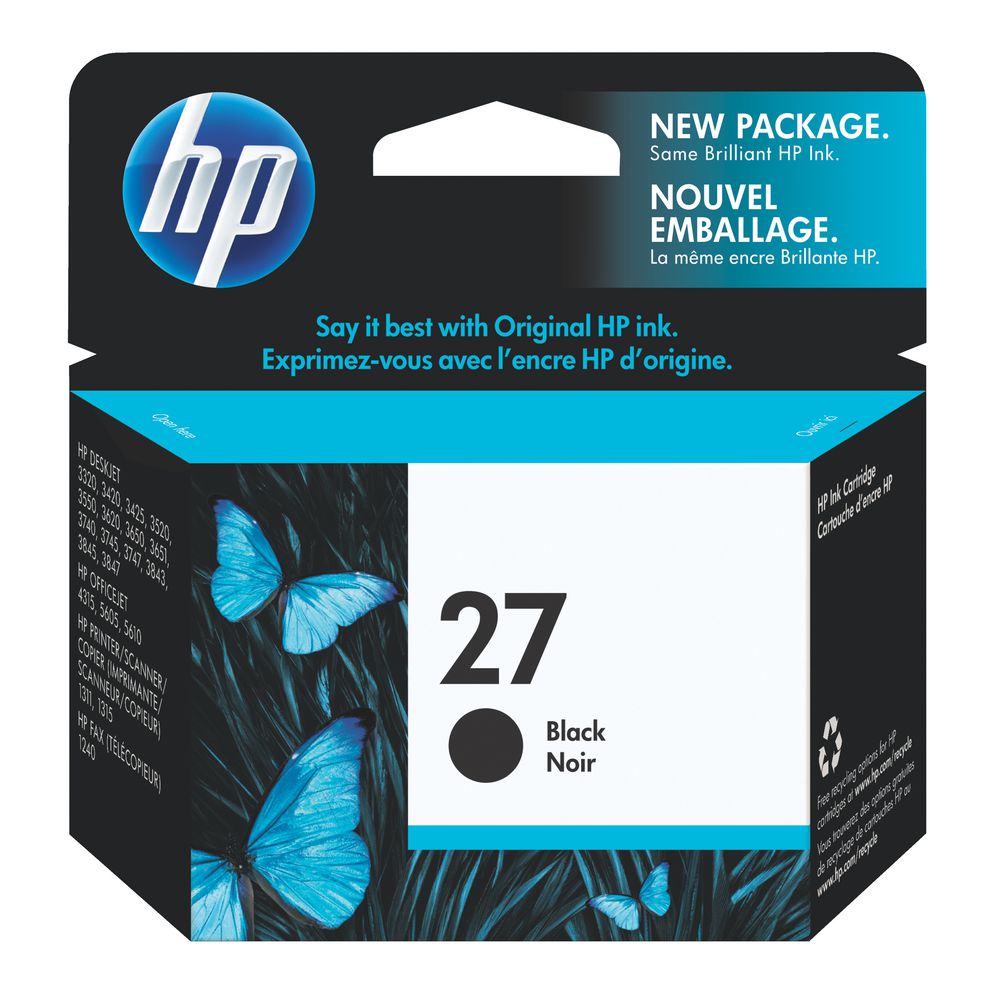 HP 27 Ink Cartridge Black