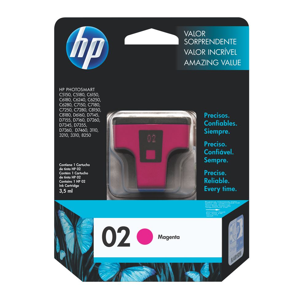 HP 02 Ink Cartridge Magenta