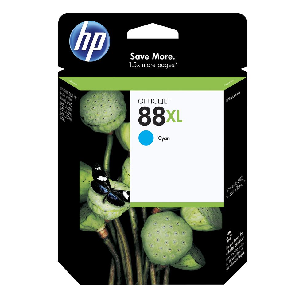 HP 88XL Ink Cartridge Cyan