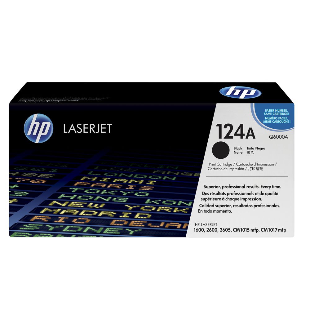 HP 124A LaserJet Toner Cartridge Black