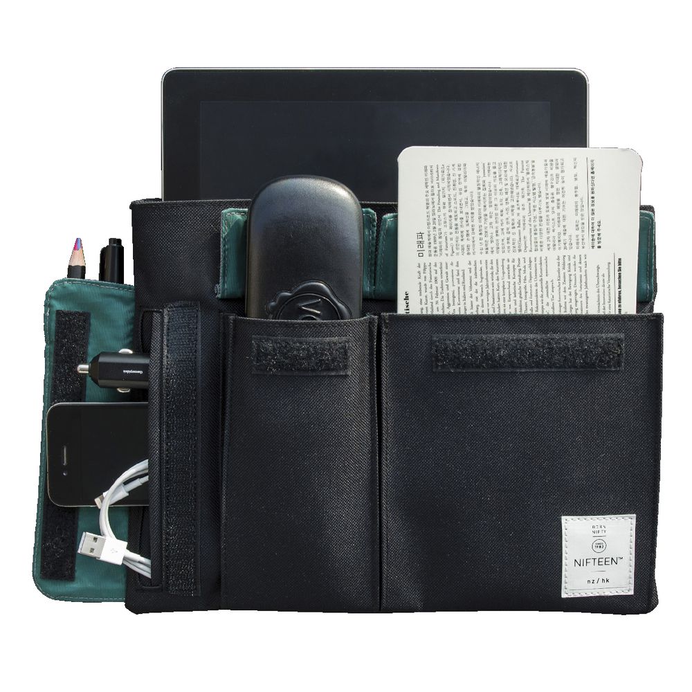 Nifteen Thinner Travel Organiser Black