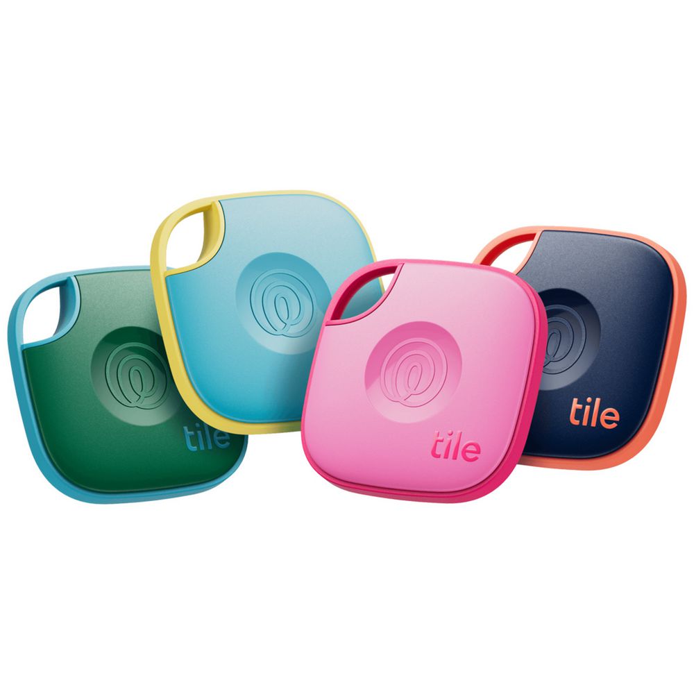 Tile Mate Bluetooth Tracker 2024 Multicolour 4 Pack | Officeworks