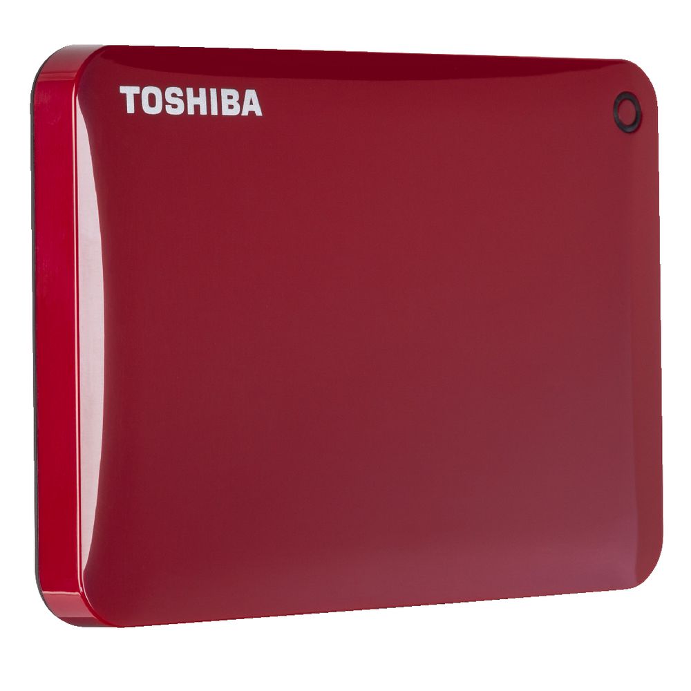 Toshiba 2TB Canvio Connect II Portable Hard Drive Red