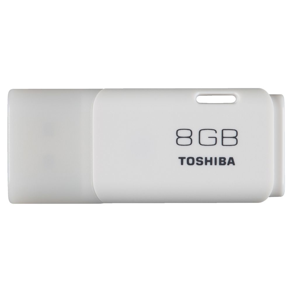Toshiba 8GB USB 2.0 Flash Drive White
