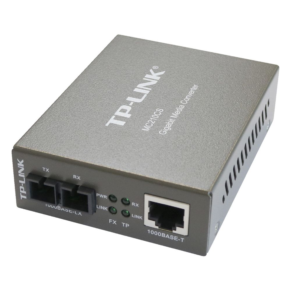 TP-LINK 1000Mbps RJ45-1000Mbps Single-mode SC Converter