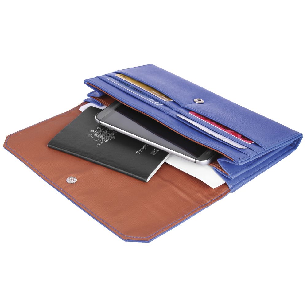 Travel Wallet Blue
