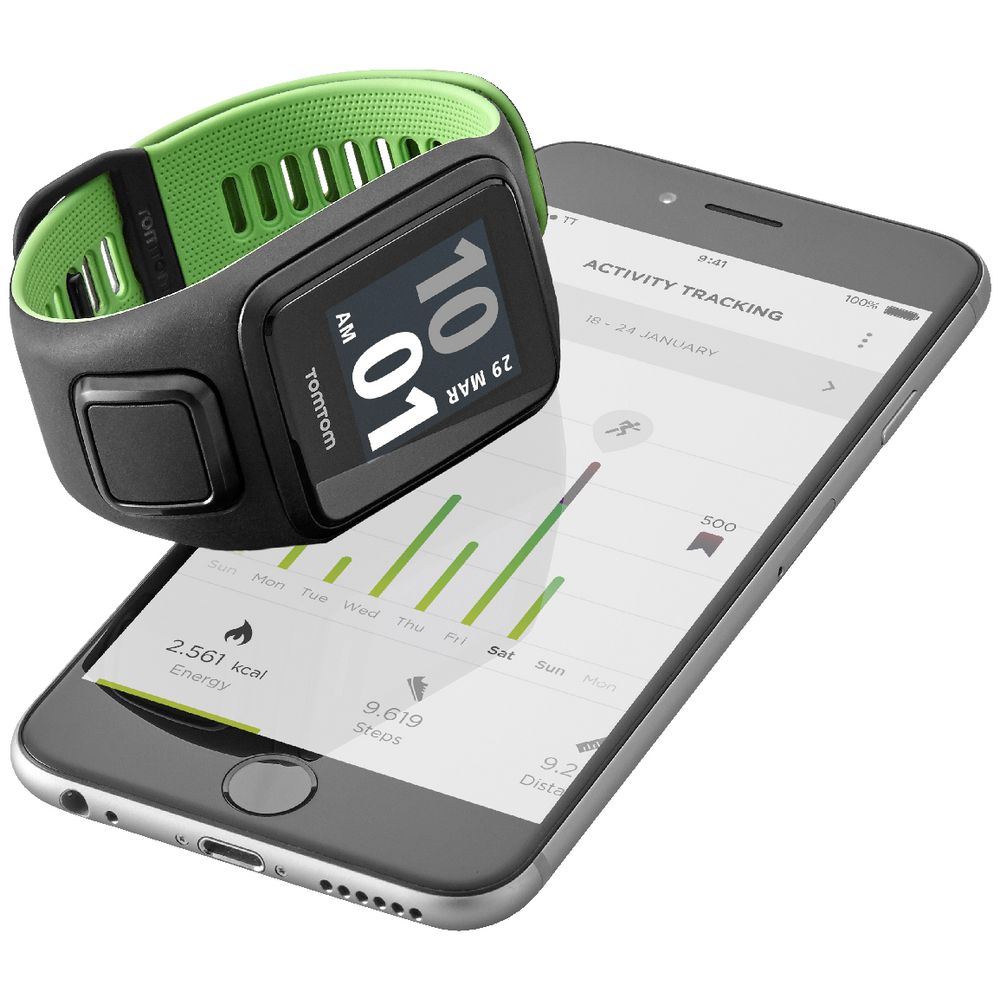 TomTom Runner 3 Cardio Activity Tracker Large