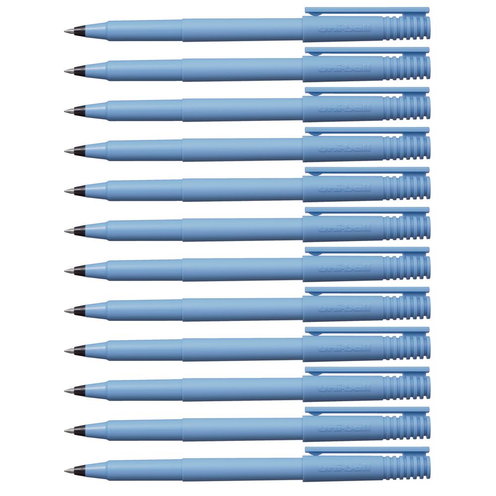 Uni-Ball Fine Point Rollerball Pens Black 12 Pack