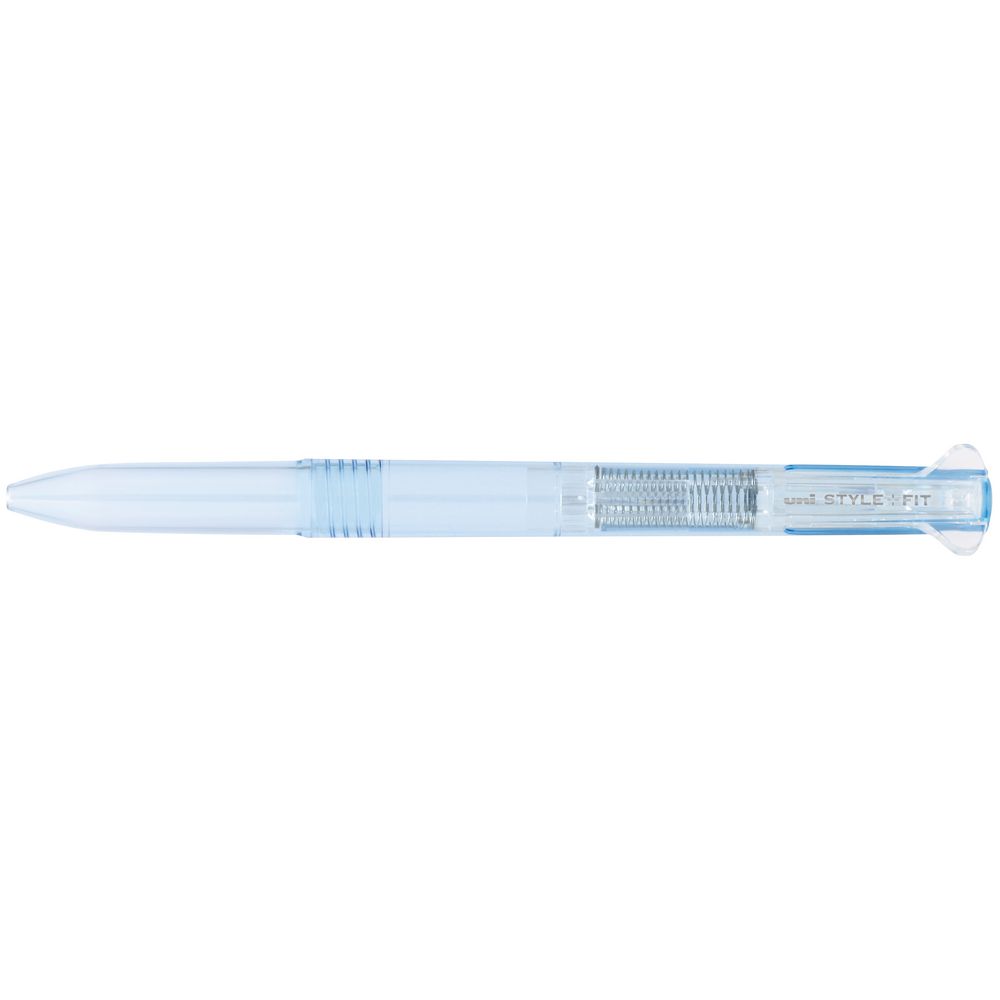 Uni Style Fit 3 Colour Pen Barrel Clear Blue