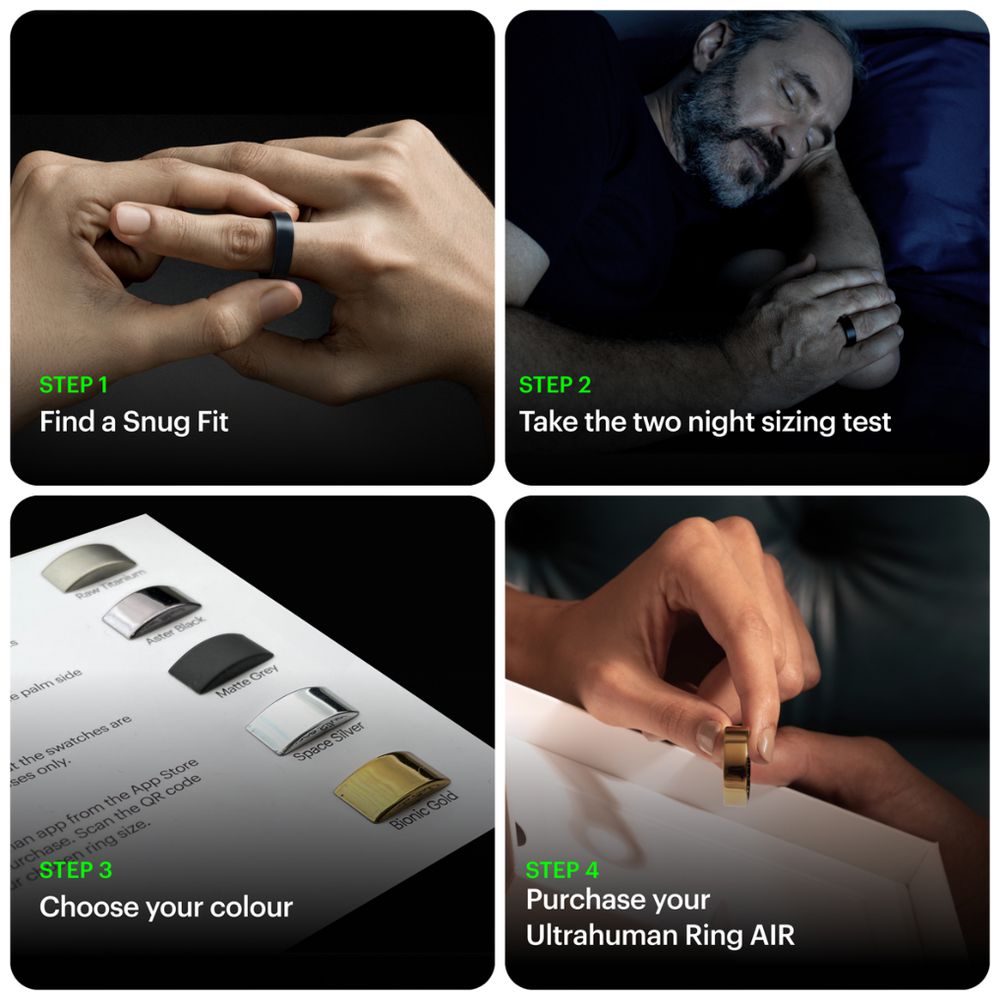 Ultrahuman Ring Air Sizing Kit Officeworks