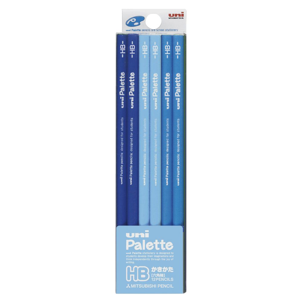 Uni Palette HB Graphite Pencils 12 Pack