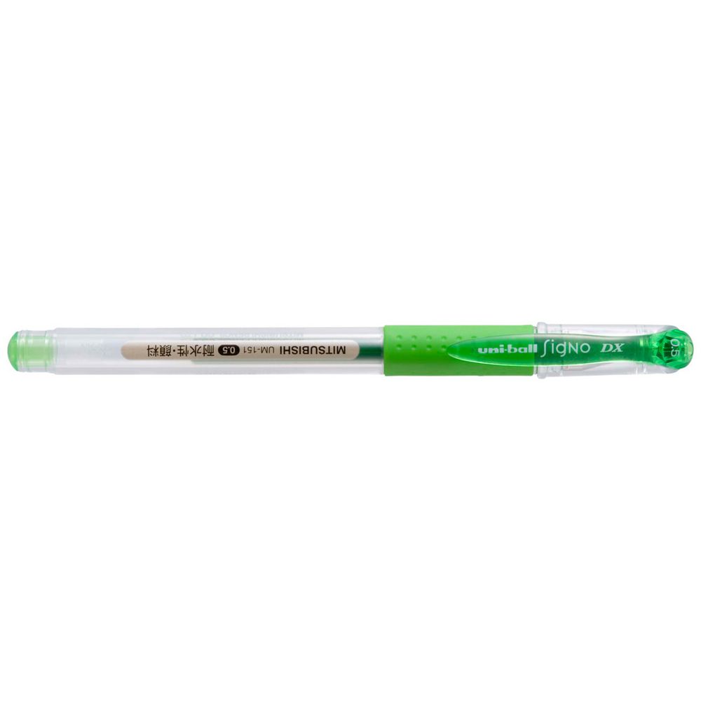 Uniball Signo DX Rollerball Gel Pen Lime Green