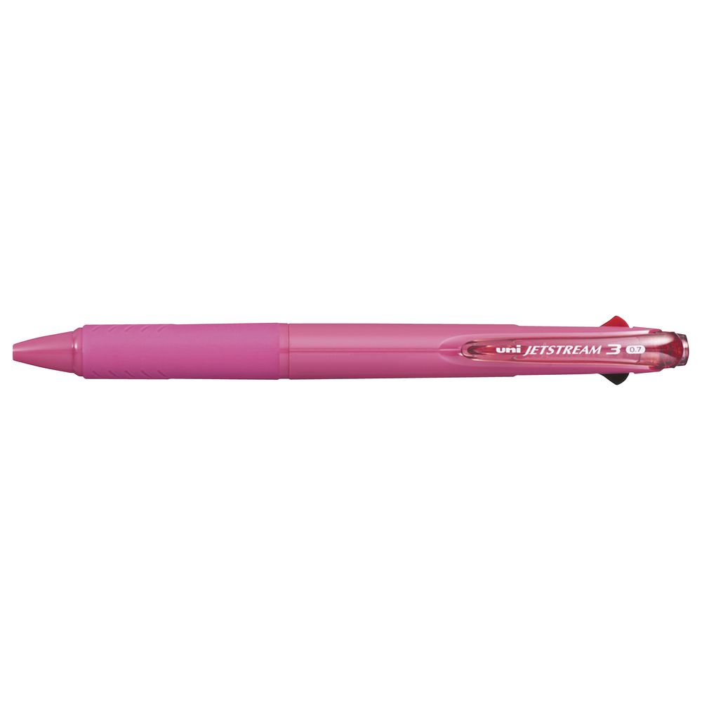 Uni Jetstream 3 Colour Rollerball Pen 0.7mm Pink