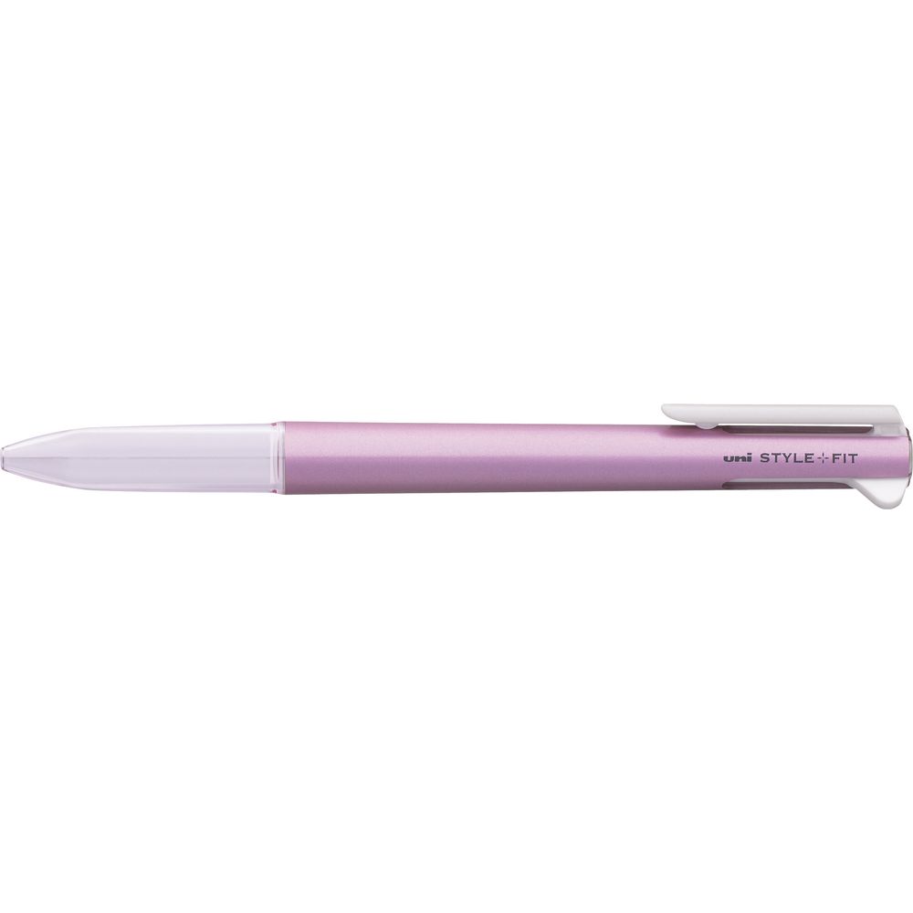 Uni Style Fit 3 Colour Multi Pen Body Only Metallic Pink