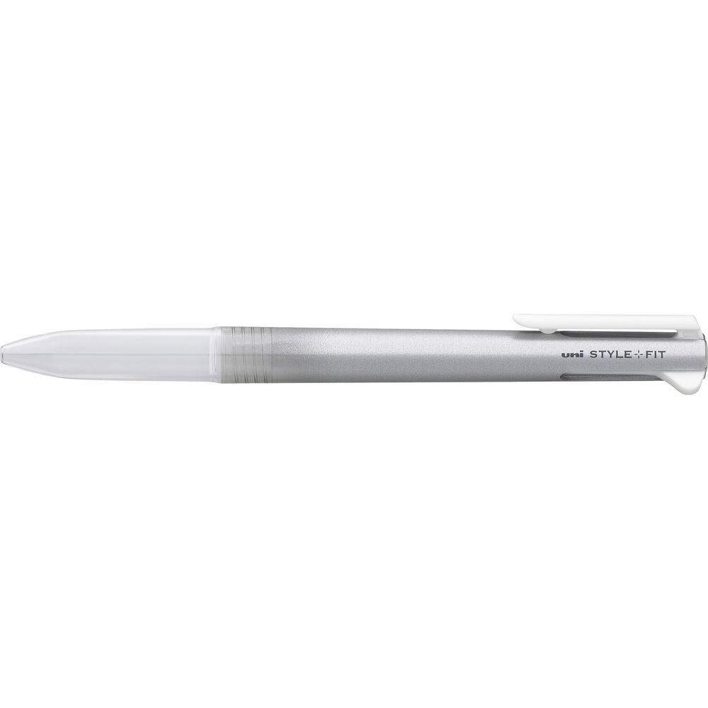 Uni Style Fit 3 Colour Multi Pen Body Only Silver