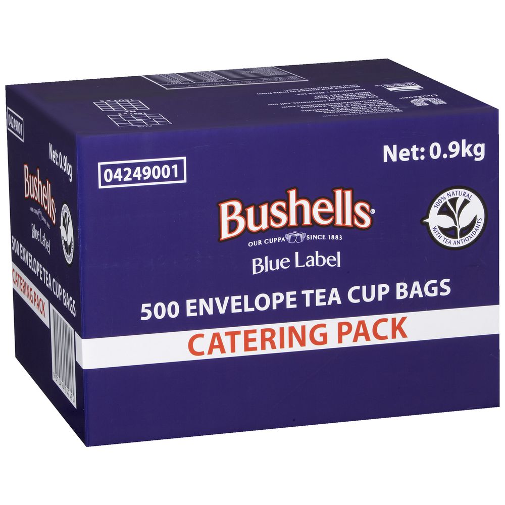 Bushells Blue Label Envelope Tea Cup Bags 500 Pack