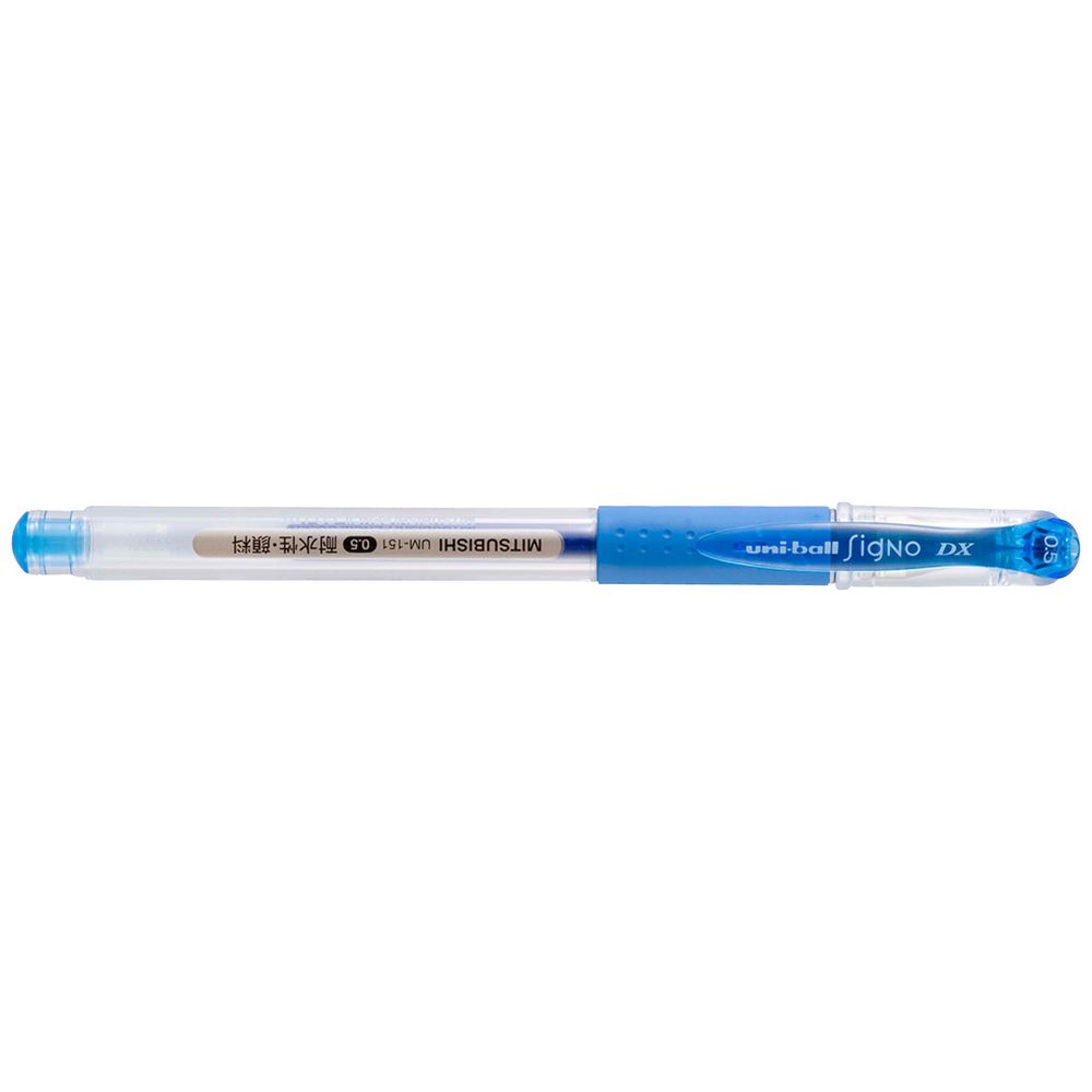 Uniball Signo DX Rollerball Gel Pen Light Blue