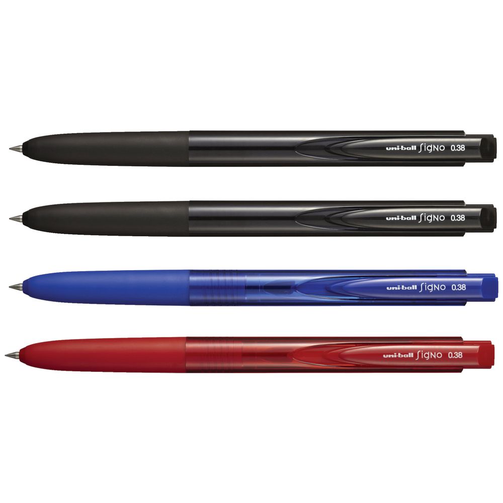 Uni Ball Signo Rt1 Retractable 0 5mm Gel Pen Black Officeworks