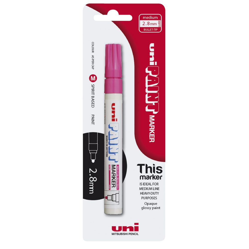 Uni PX-20 Paint Marker Medium Bullet Tip Pink