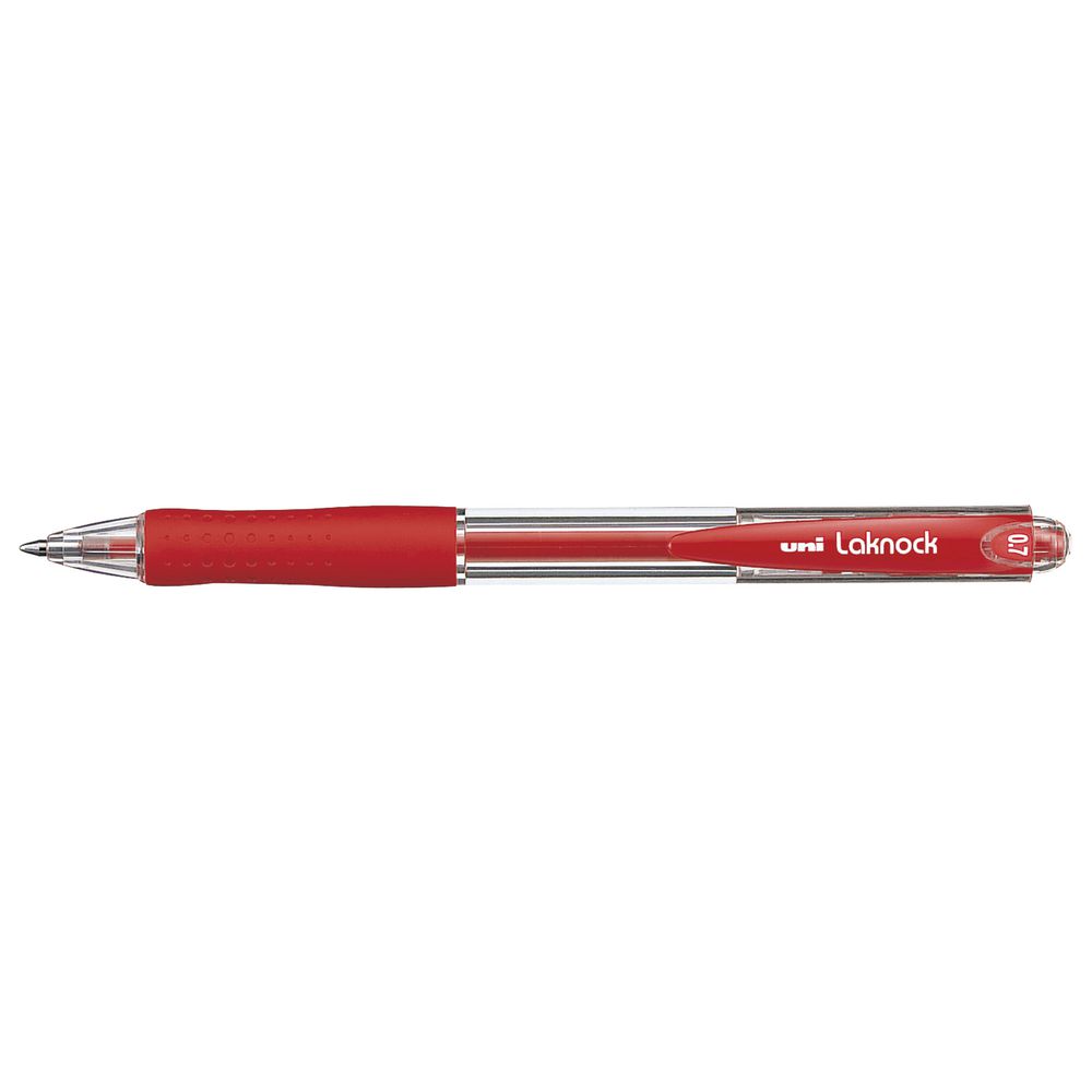 Uni-Ball Laknock Ballpoint Pen 0.7mm Red