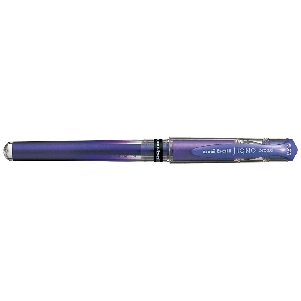 Uni-Ball Signo Broad Gel Pen Metallic Violet