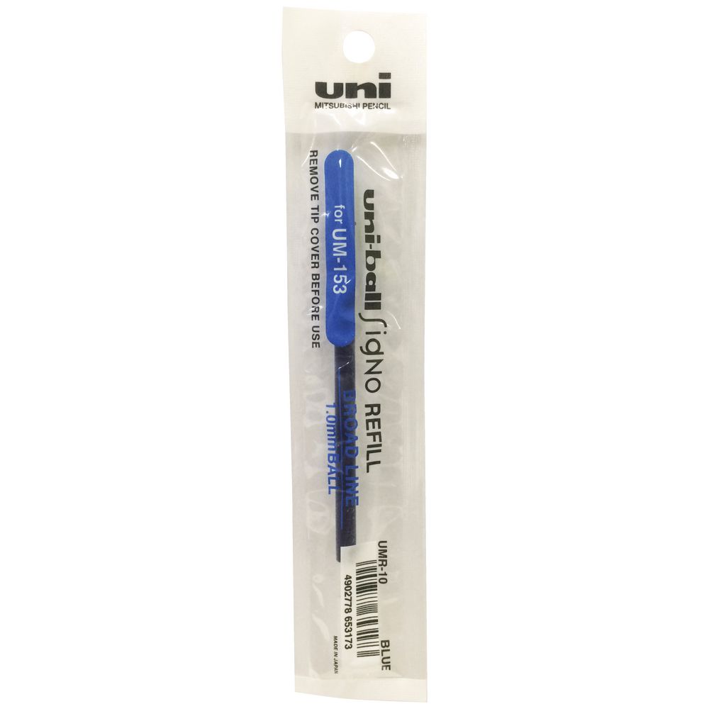 Uni-Ball 153S Gel Pen Refill 1.0mm Blue