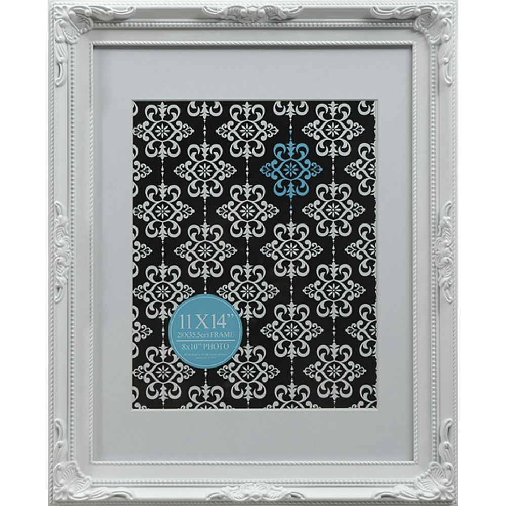 Emporium Frame 11 x 14" with 8 x 10" Opening White Officeworks