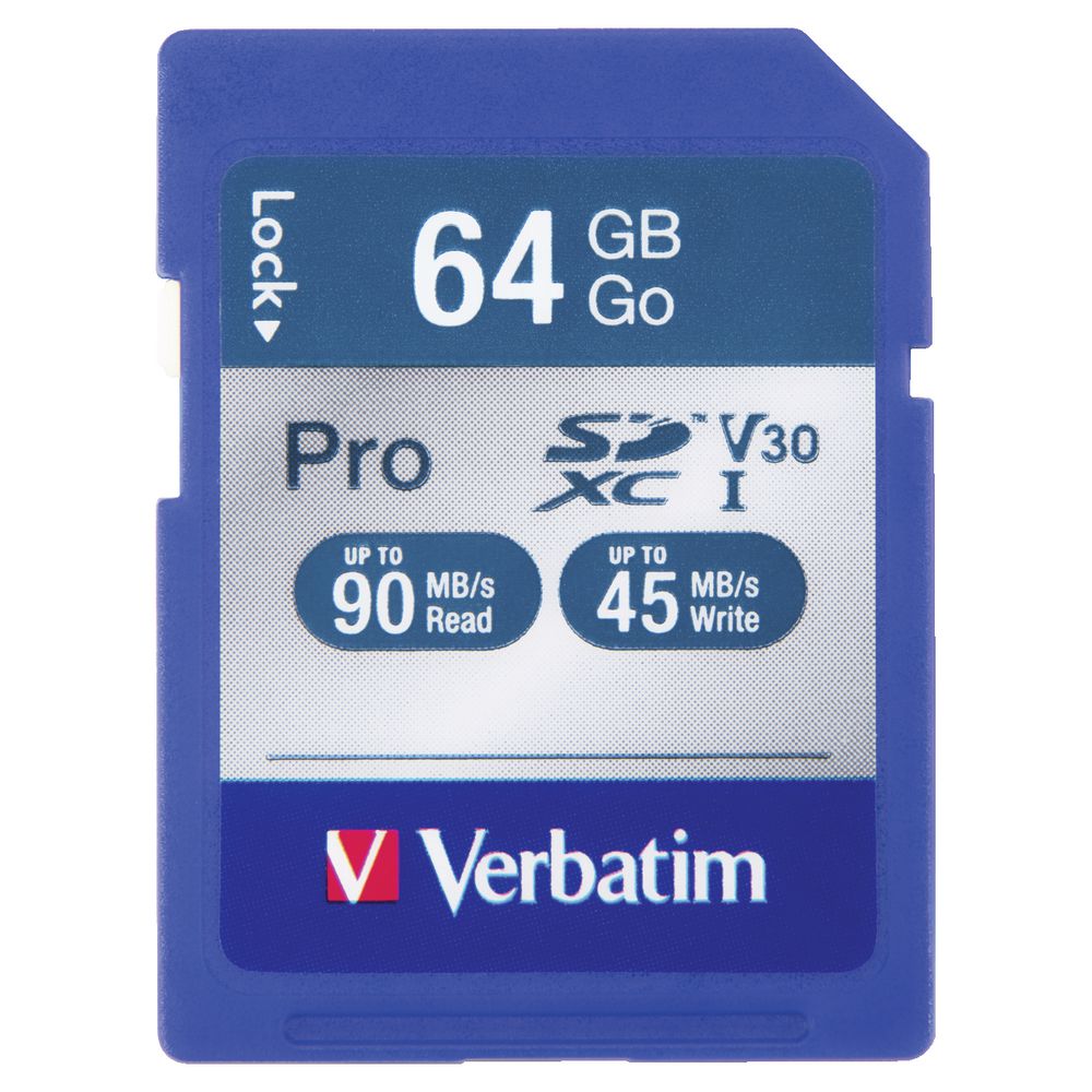 Verbatim Pro SDHC Card 64GB