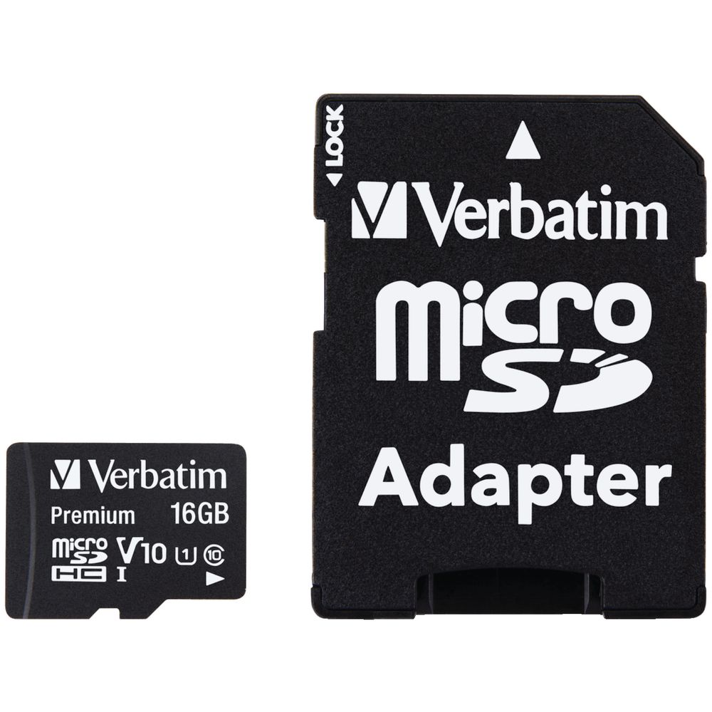 Verbatim Premium Micro SDHC Card 16GB