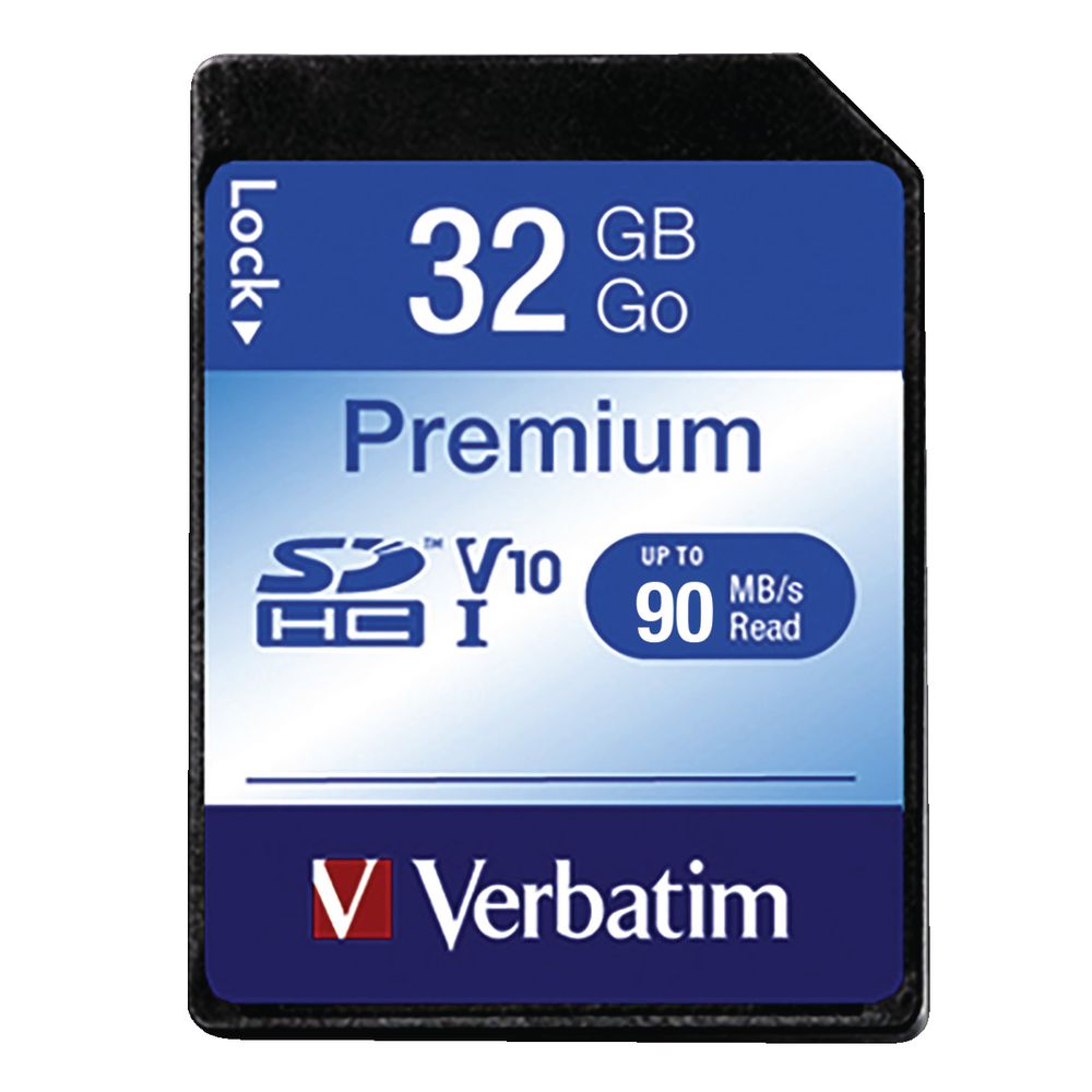 Verbatim 32GB Premium SDHC Memory Card