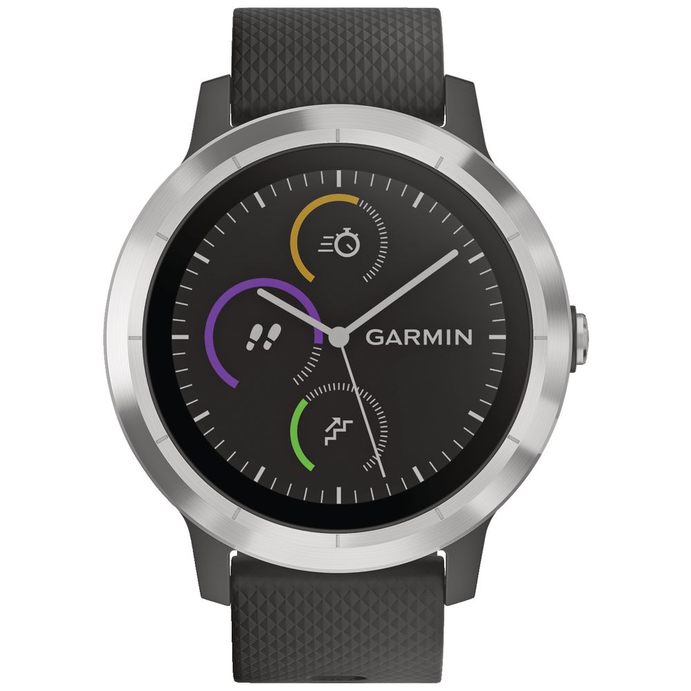 Garmin Vivoactive 3 Smart Watch Silicone Black