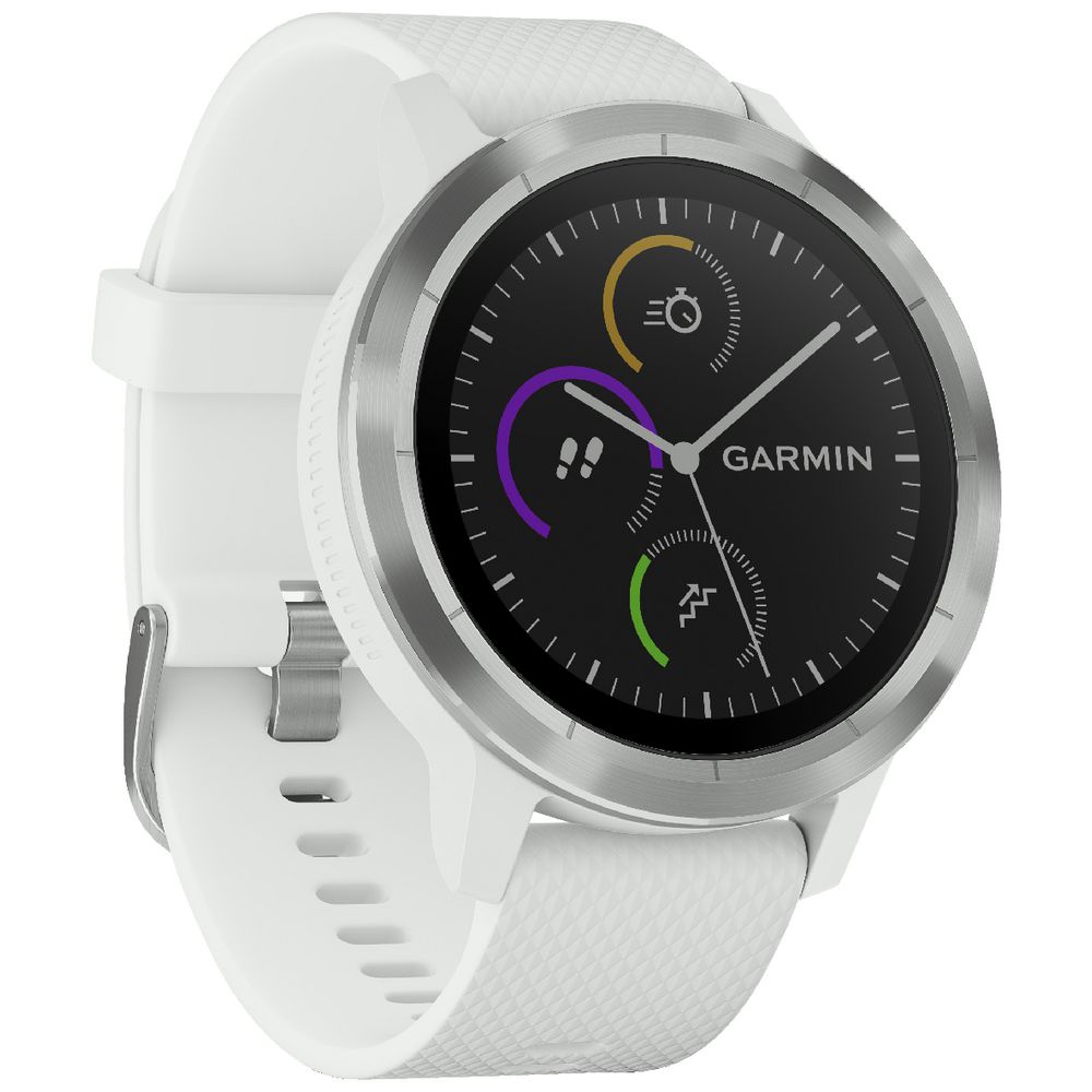 Garmin Vivoactive 3 Smart Watch Silicone White
